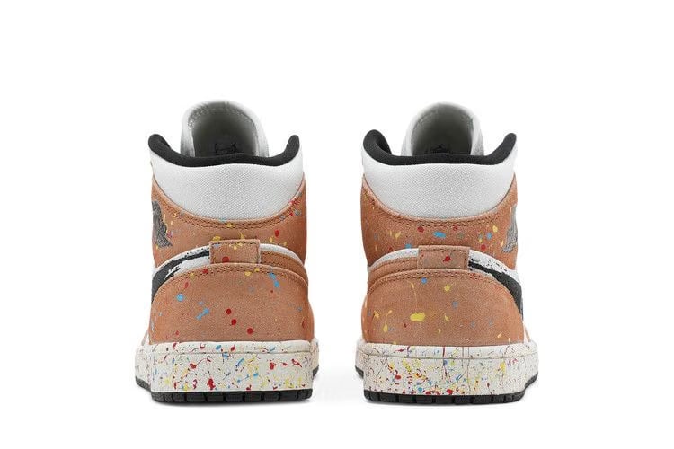 Air Jordan 1 Mid SE Brushstroke Paint Splatter