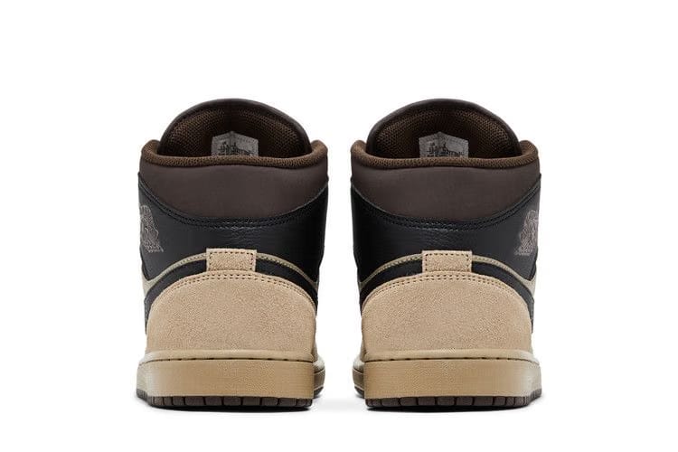 Air Jordan 1 Mid Khaki Black