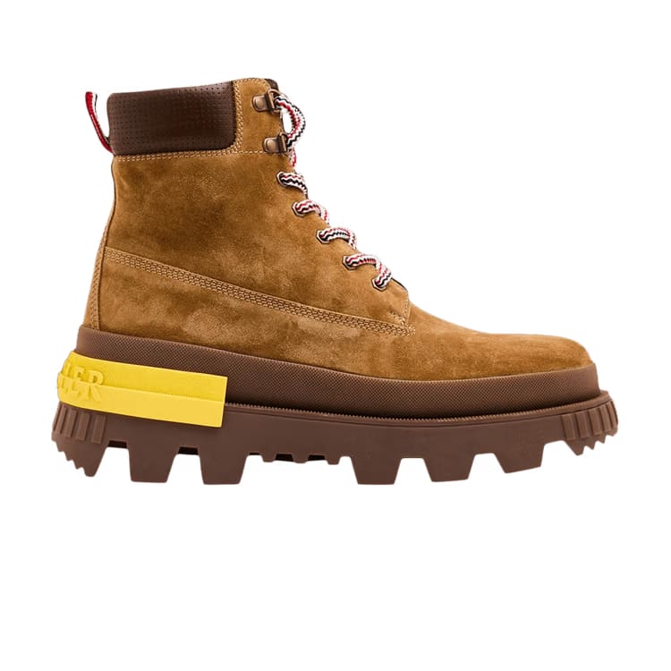 Moncler Mon Corp Lace-Up Boot Brown