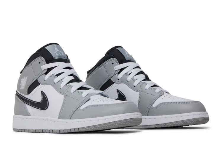 Air Jordan 1 Mid GS Light Smoke Grey