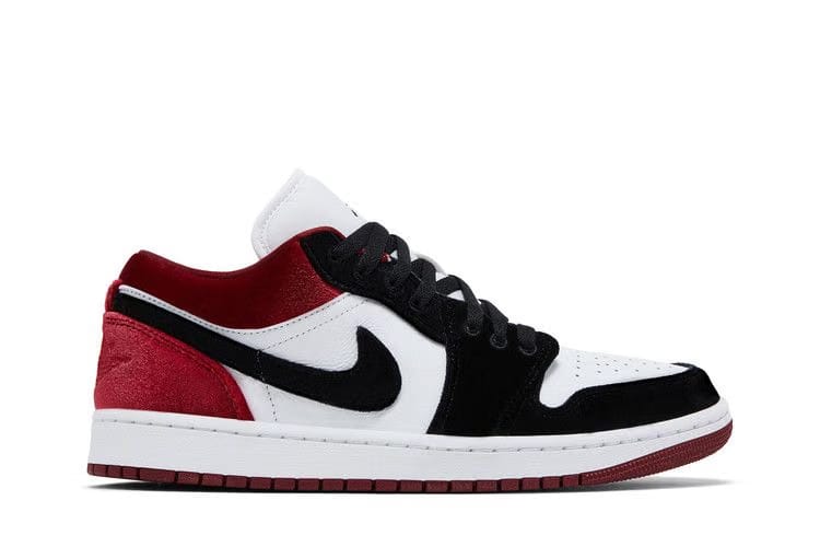 Jordan 1 Low SE Velvet Black Toe (Women's)