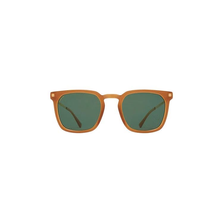 Mykita Borga Sunglasses Brown/Dark Brown/Glossy Gold/Polarized Pro Green