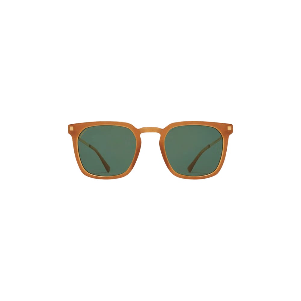 Mykita Borga Sunglasses Brown/Dark Brown/Glossy Gold/Polarized Pro Green