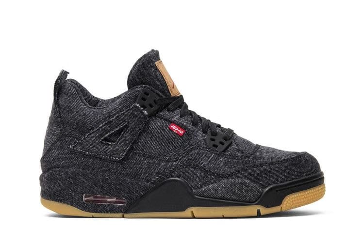 Levi's x Air Jordan 4 Retro GS Black Denim