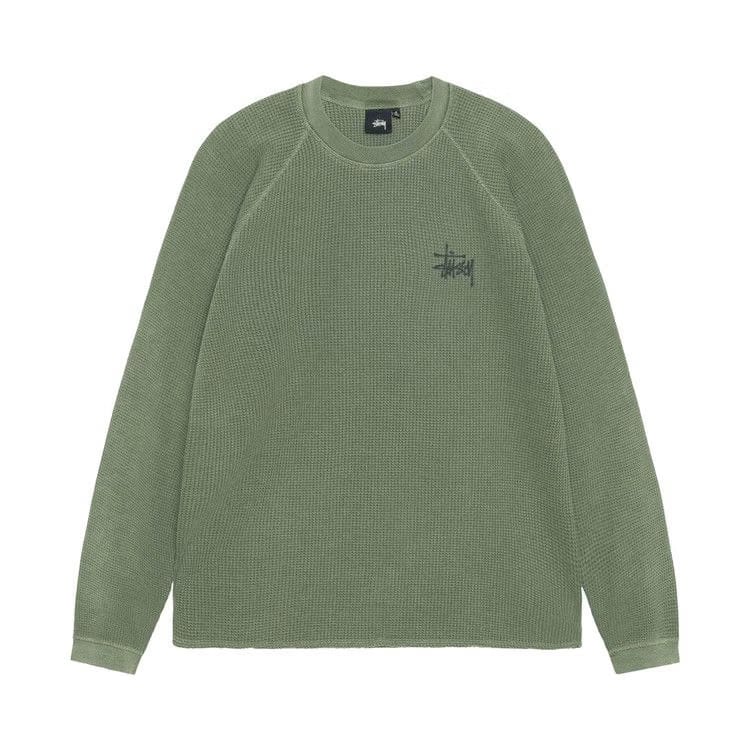 Stussy Raglan Thermal L/S Crew Pine