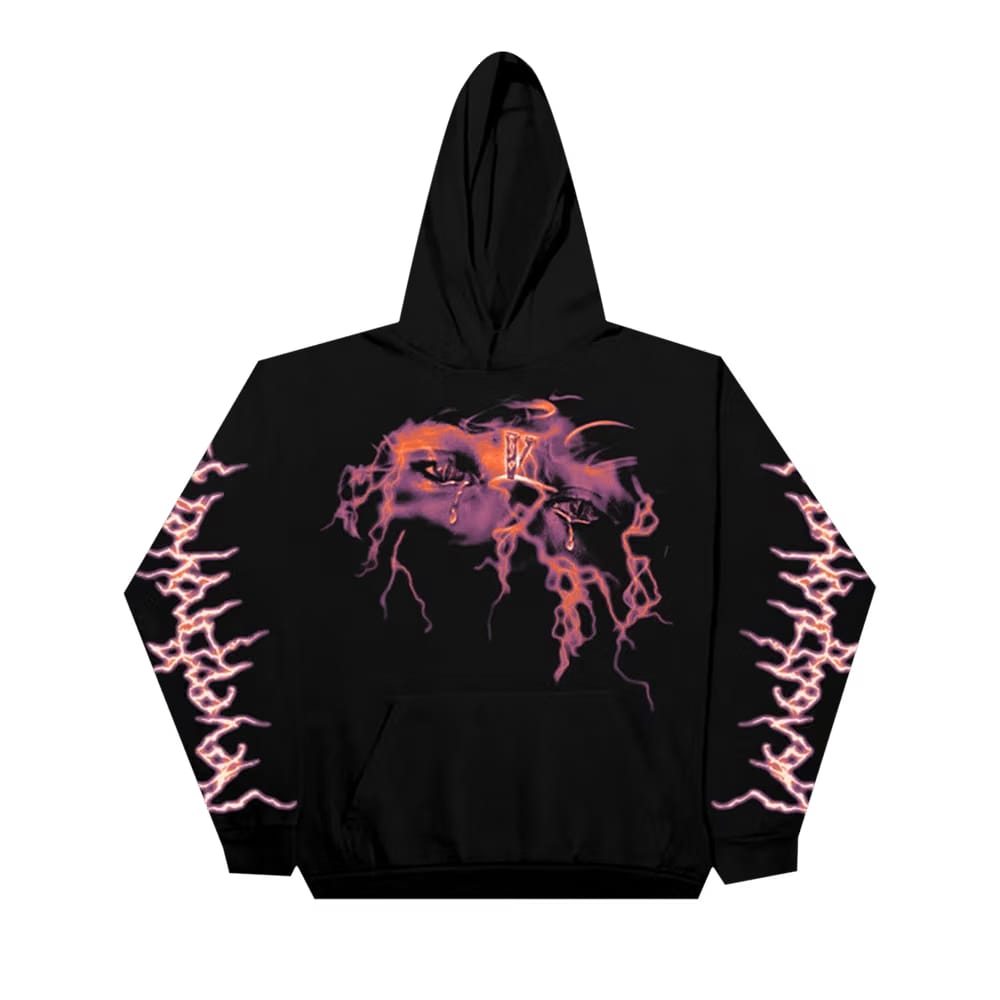 Vlone x NBA Youngboy Eyes Hoodie Black