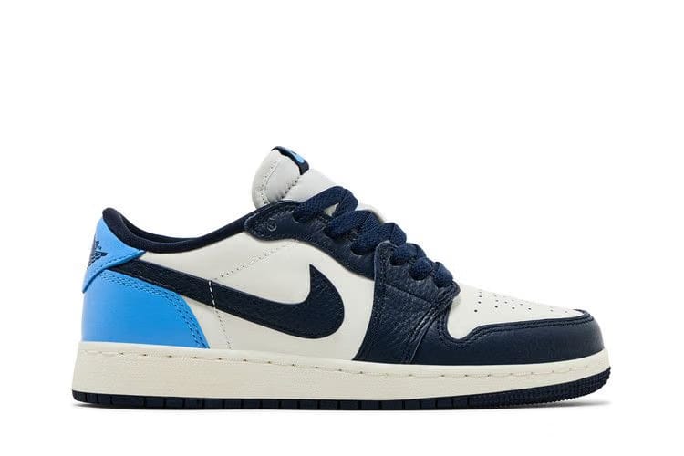 Air Jordan 1 Retro Low OG GS Obsidian UNC