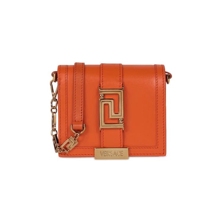Versace Greca Goddess Chain Wallet Gold