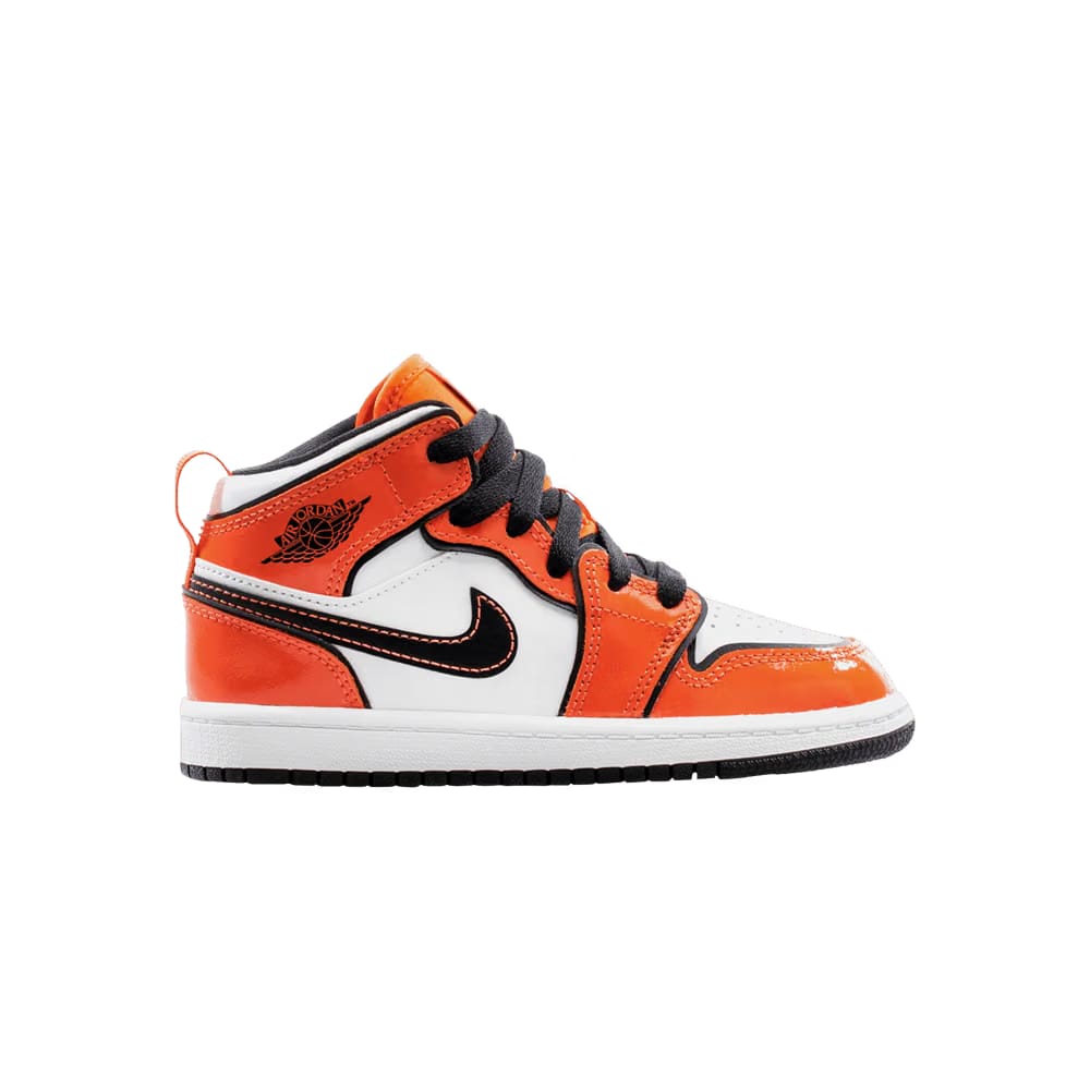 Air Jordan 1 Mid SE PS Turf Orange
