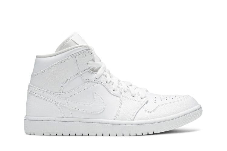 Air Jordan 1 Mid Triple White 2020