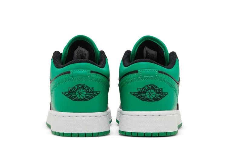 Air Jordan 1 Low GS Black Lucky Green