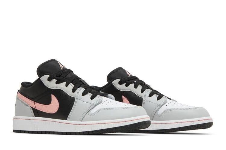 Air Jordan 1 Low GS Grey Fog Bleached Coral