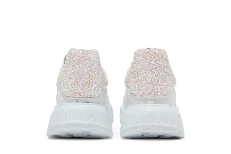 Alexander McQueen Wmns Court Trainer 'White Pink Glitter'