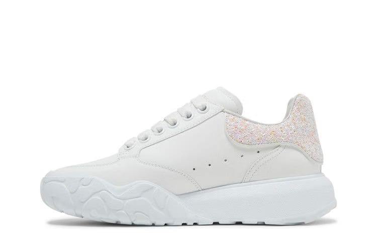 Alexander McQueen Wmns Court Trainer 'White Pink Glitter'
