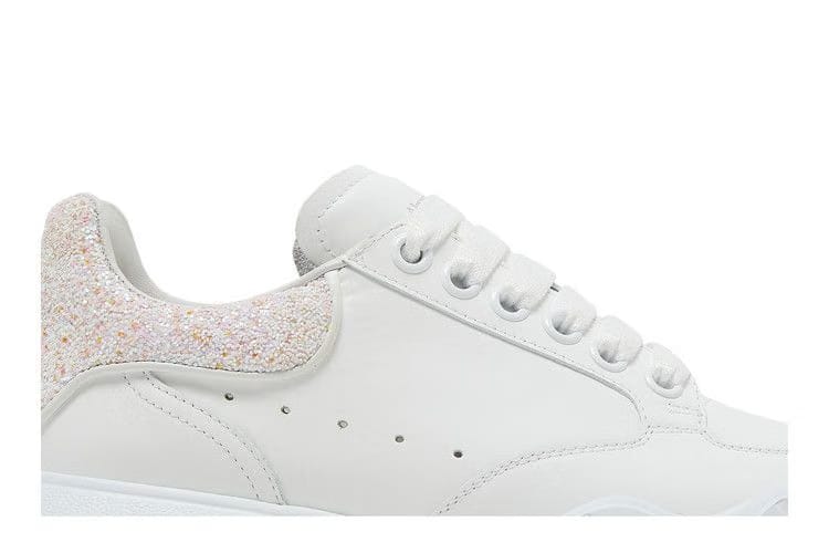 Alexander McQueen Wmns Court Trainer 'White Pink Glitter'