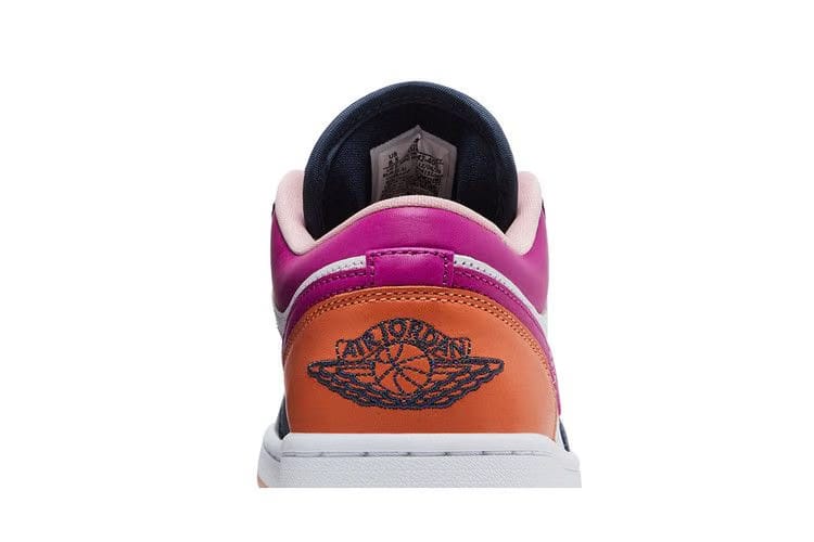 Wmns Air Jordan 1 Low SE 'Mismatched - Purple Magenta'
