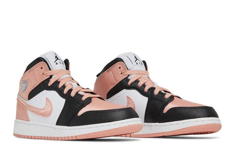 Air Jordan 1 Mid GS White Light Madder Root