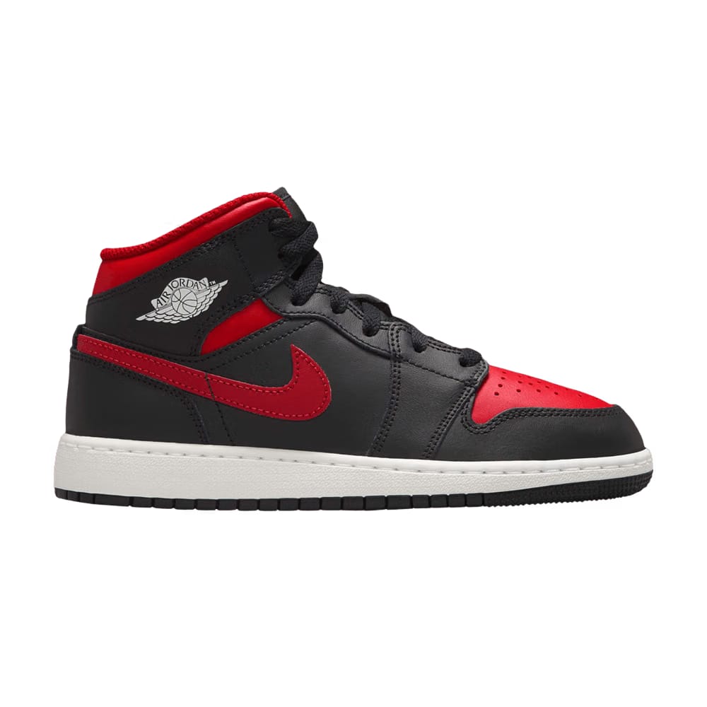 Air Jordan 1 Mid GS Bred Twist