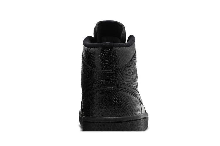 Wmns Air Jordan 1 Mid 'Black Snakeskin'