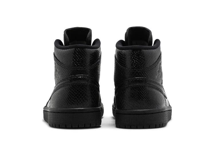 Wmns Air Jordan 1 Mid 'Black Snakeskin'