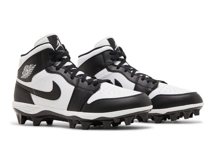 Air Jordan 1 Mid TD Cleat Black White 2023