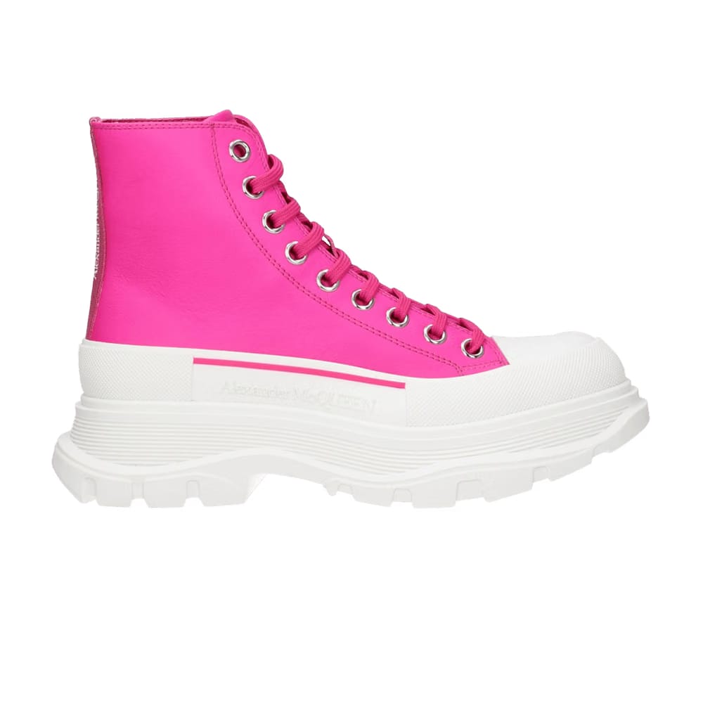 Alexander McQueen Wmns Tread Slick Boot 'Fuchsia'