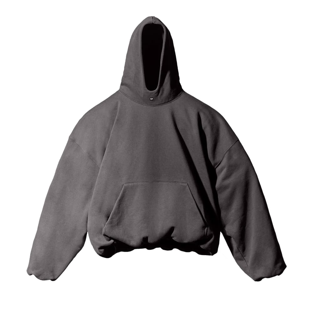 Yeezy Gap Engineered by Balenciaga Logo Hoodie Dark Grey