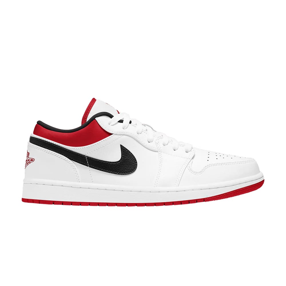 Air Jordan 1 Low White University Red