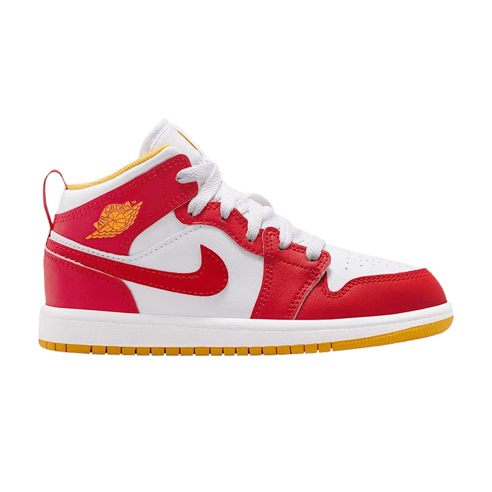 Air Jordan 1 Mid PS Speed Red/Gold/White