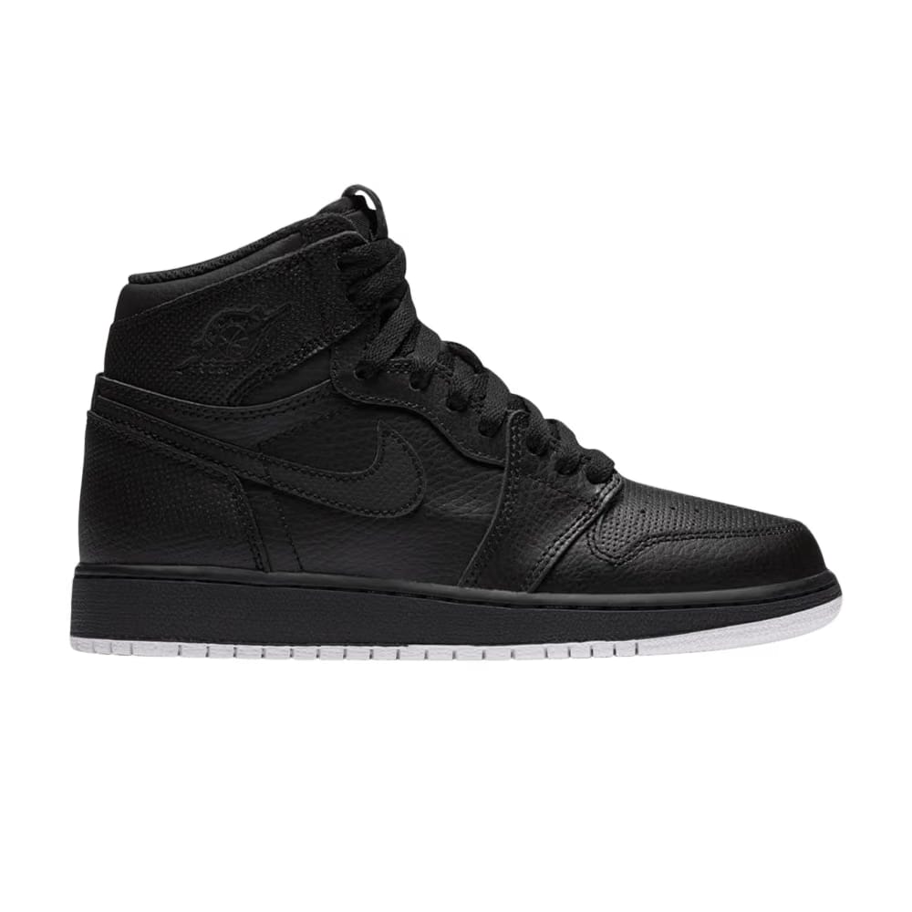Air Jordan 1 Retro High OG GS Black Perforated