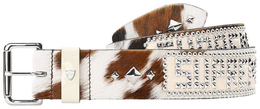 Supreme x Hollywood Trading Company Studded Belt Cow