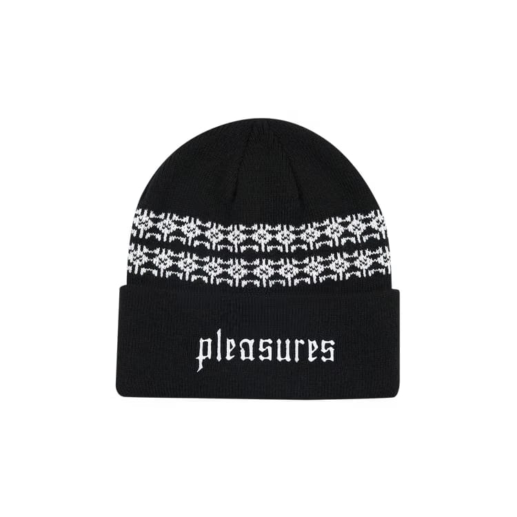 Pleasures Wire Jacquard Beanie Black