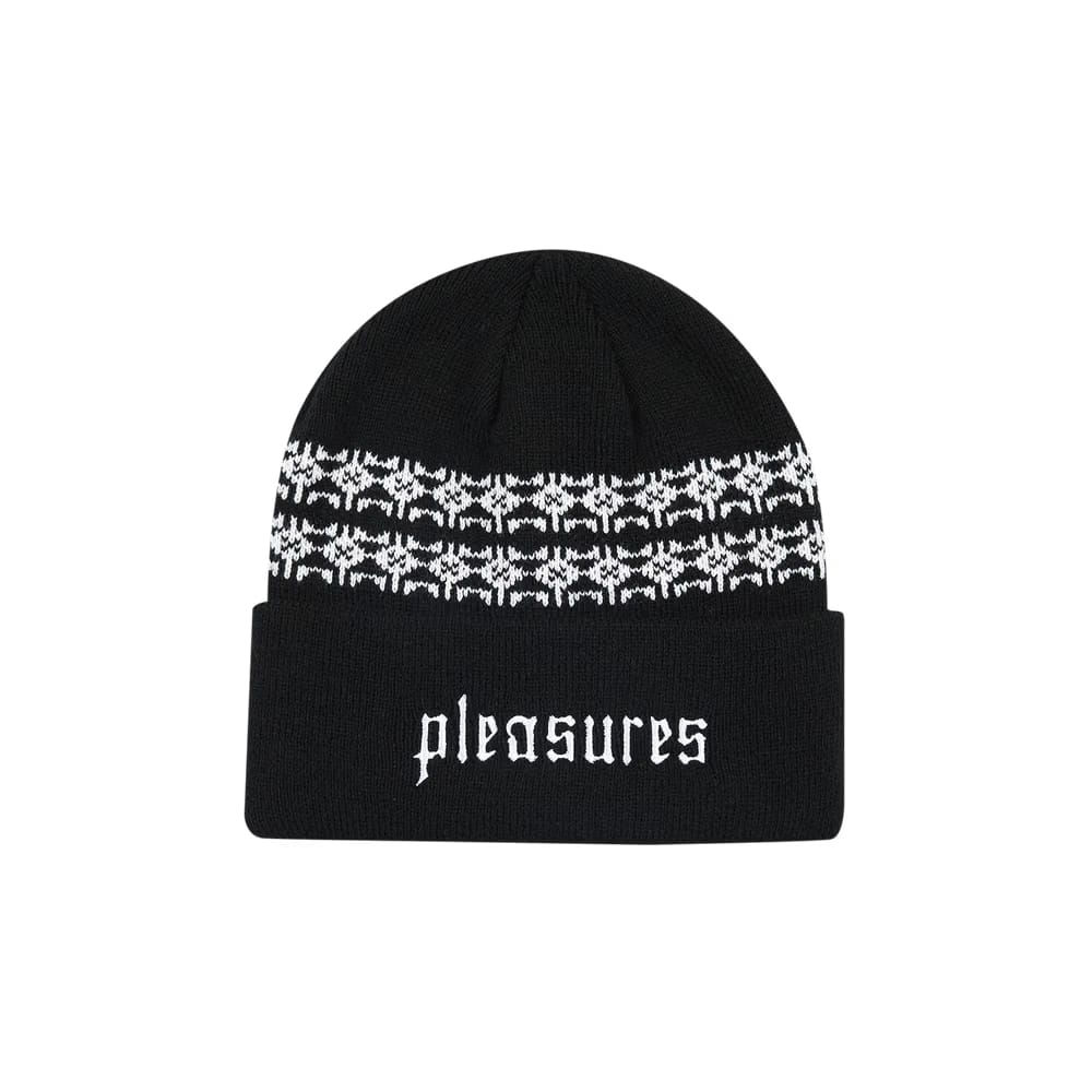 Pleasures Wire Jacquard Beanie Black
