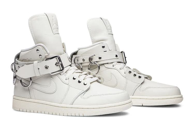Comme des Garçons x Air Jordan 1 Retro Strap High White