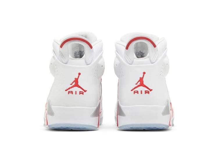 Air Jordan 6-17-23 White Fire Red