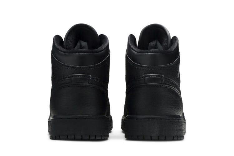 Air Jordan 1 Mid GS Triple Black 2020