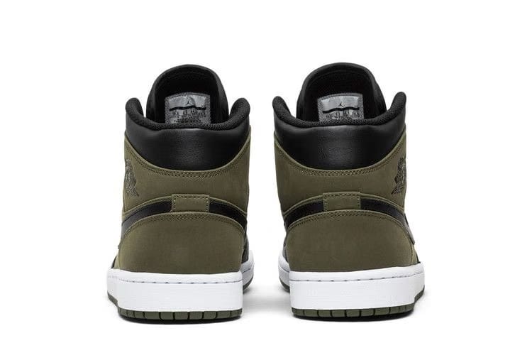 Air Jordan 1 Mid Olive Canvas
