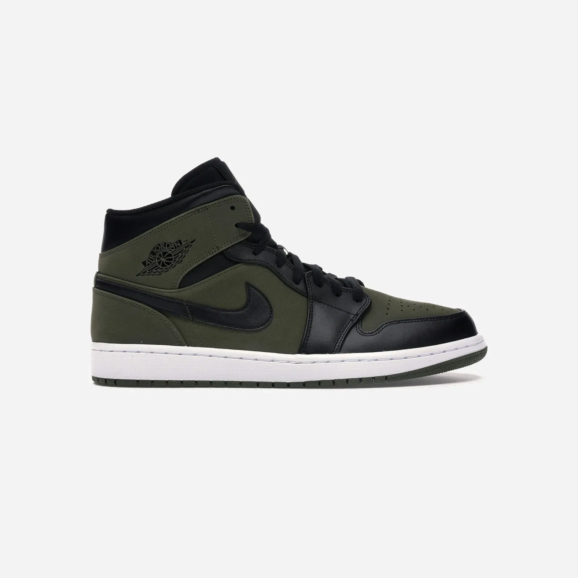 Air Jordan 1 Mid Olive Canvas