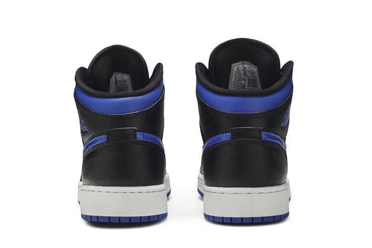 Air Jordan 1 Mid GS Black Hyper Royal
