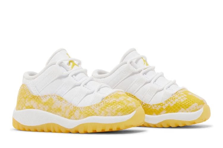 Air Jordan 11 Retro Low TD Yellow Snakeskin