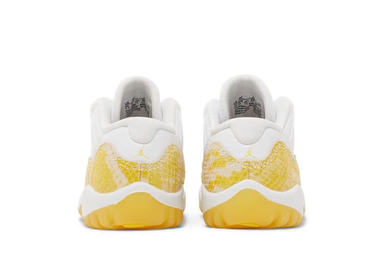 Air Jordan 11 Retro Low TD Yellow Snakeskin