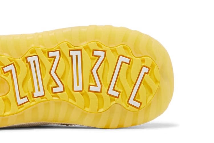 Air Jordan 11 Retro Low TD Yellow Snakeskin