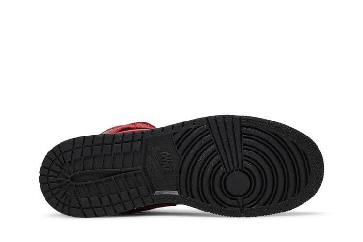 Air Jordan 1 Mid GS Black Gym Red