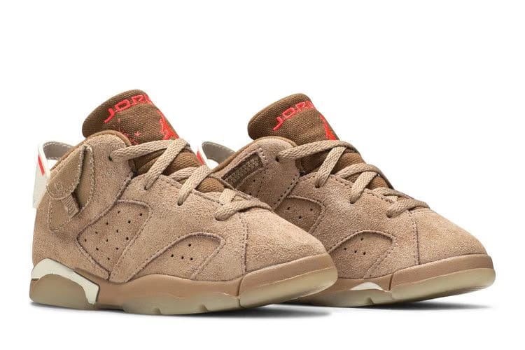 Travis Scott x Air Jordan 6 Retro TD British Khaki