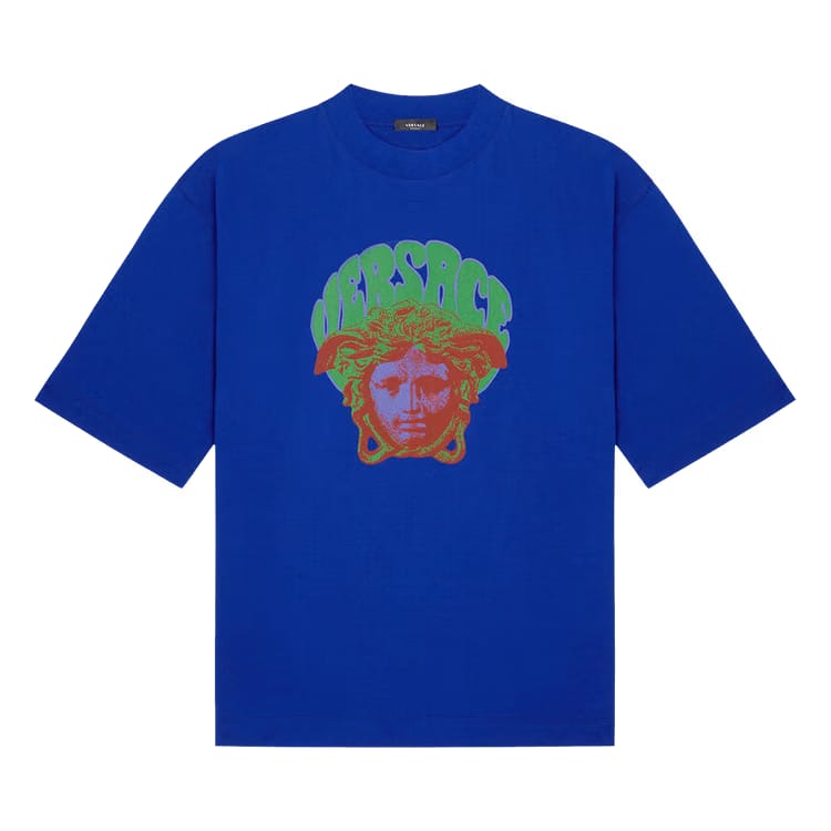 Versace Medusa Music T-Shirt Sapphire