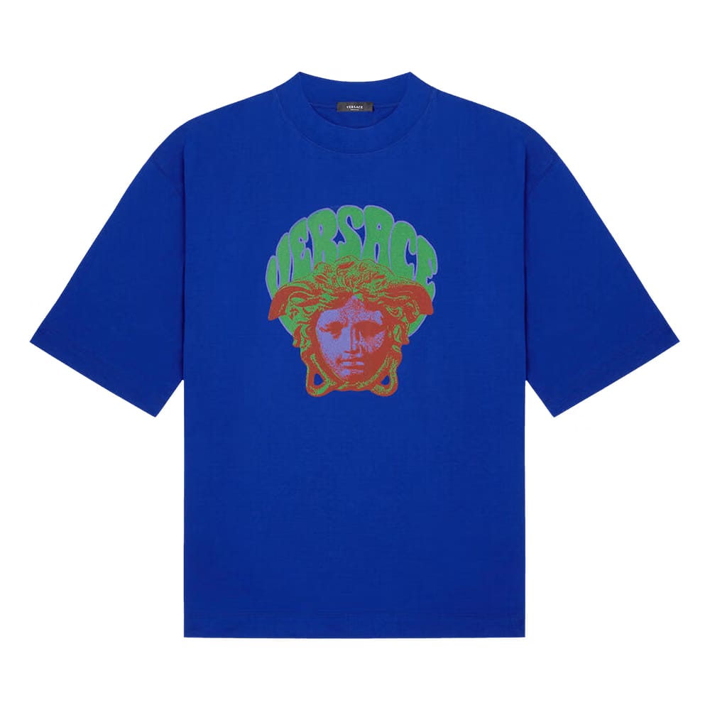 Versace Medusa Music T-Shirt Sapphire