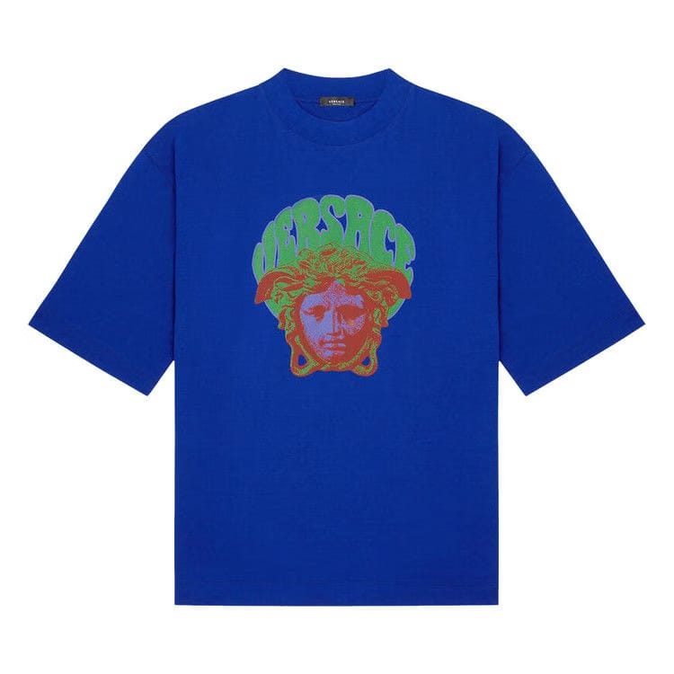 Versace Medusa Music T-Shirt Sapphire