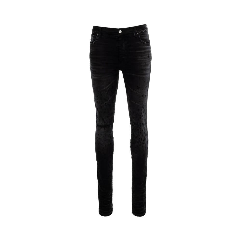 Amiri Shotgun Skinny Jean Faded Black