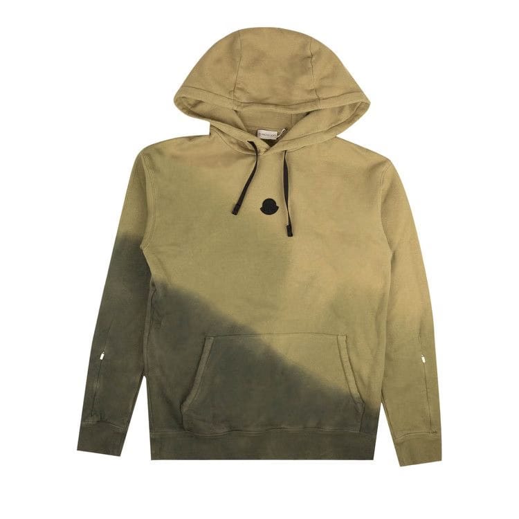 Moncler x 1017 ALYX 9SM Green Tie Dye Logo Hoodie Sweatshirt Green