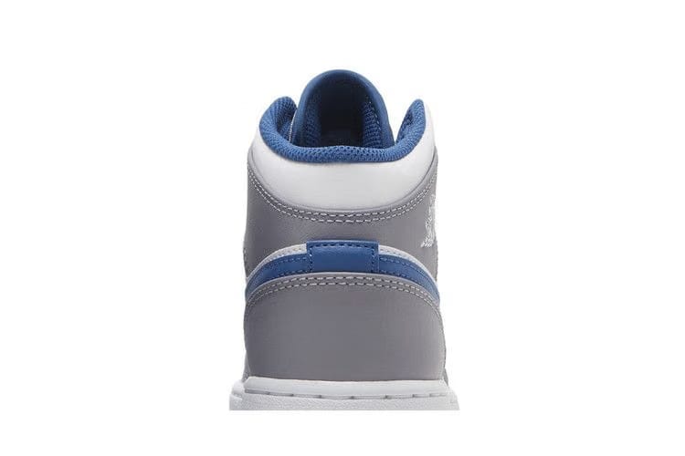 Air Jordan 1 Mid GS Cement True Blue